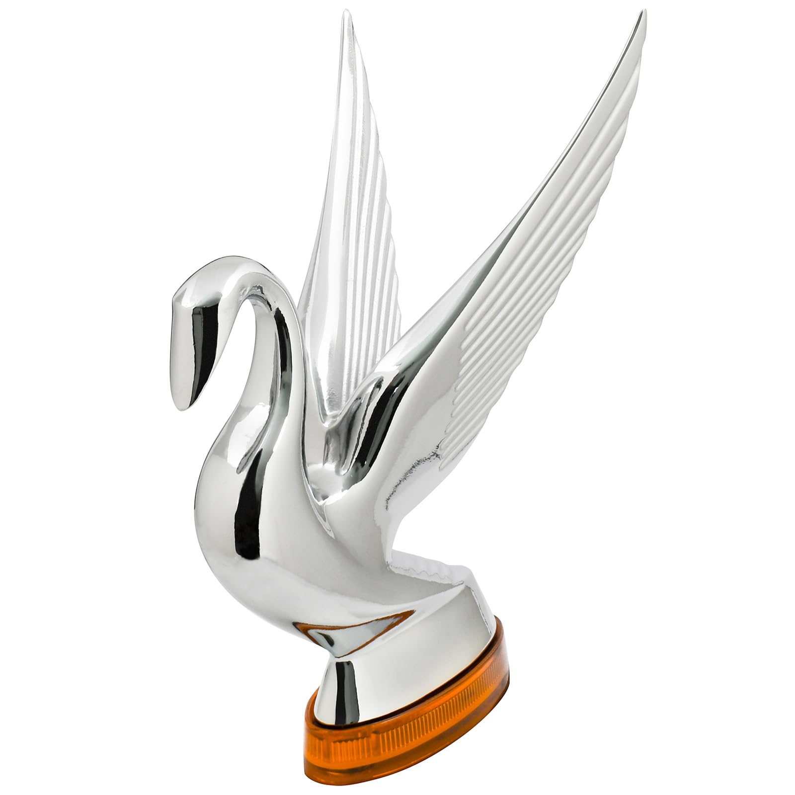 Amazon.com: GG Grand General 47980 Chrome Swan Hood Ornament with