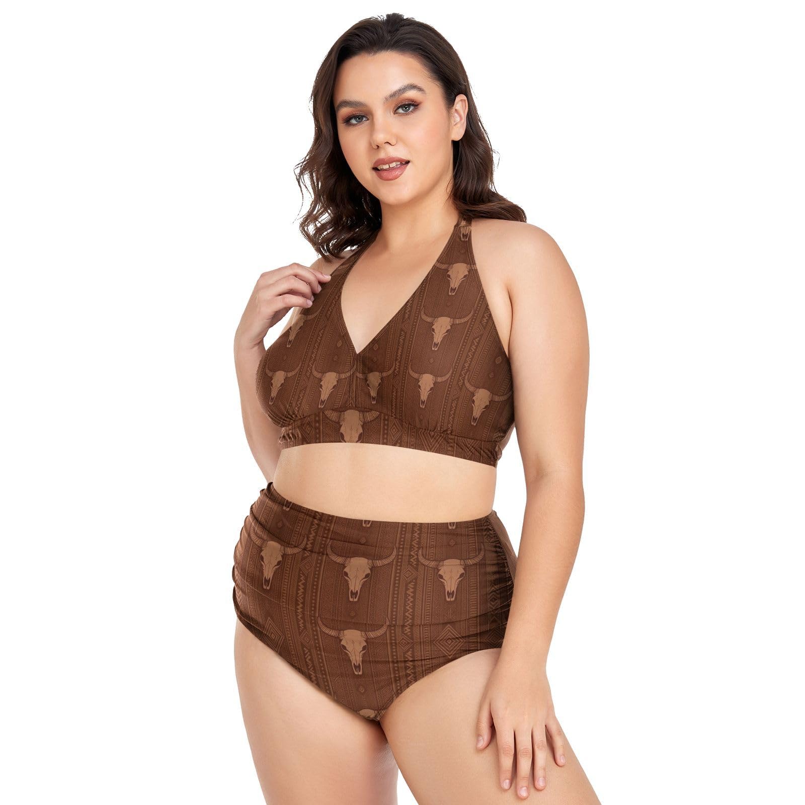 FRODOTGV Stroje kąpielowe damskie plus size L-4XL