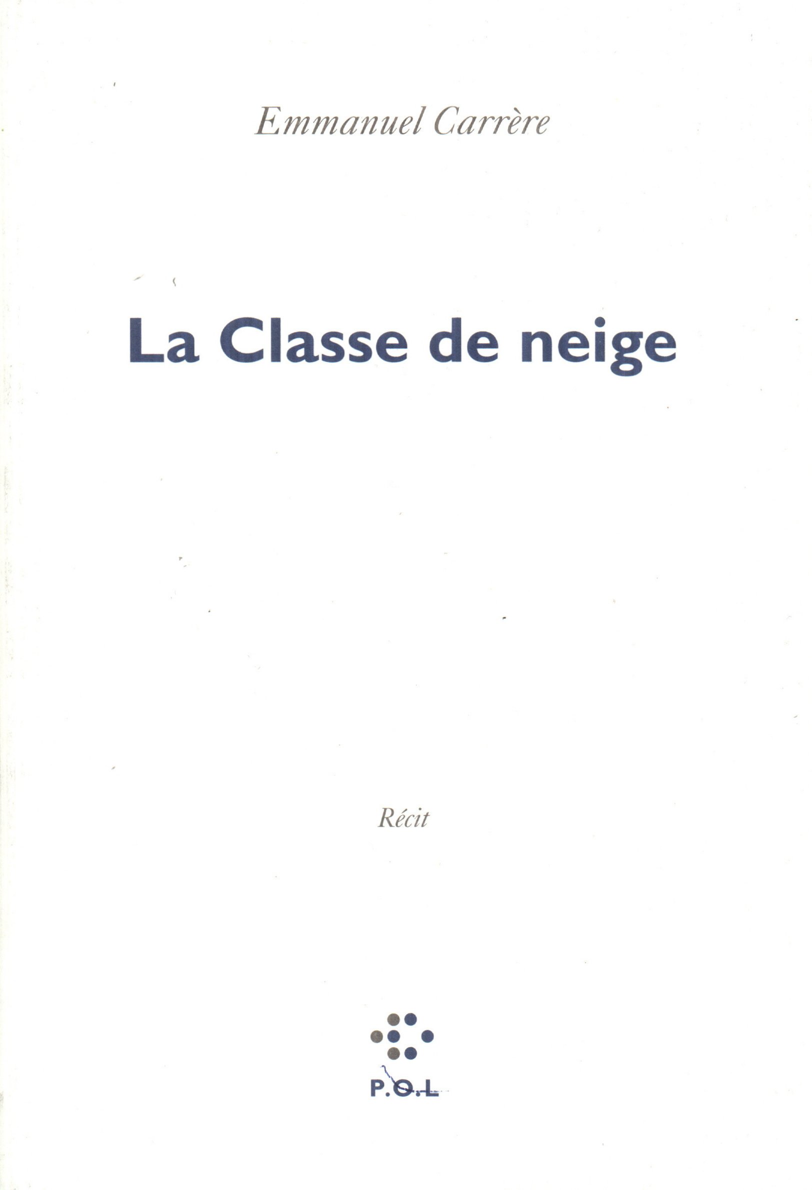La classe de neige: Récit