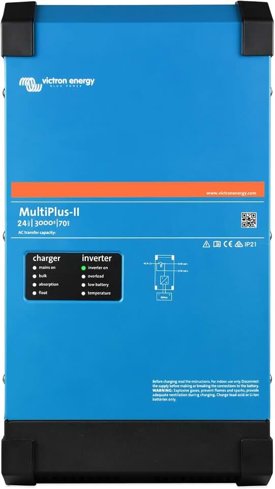 Victron Energy MultiPlus-II Inverter/Charger 120VAC 3000VA 24V 70A