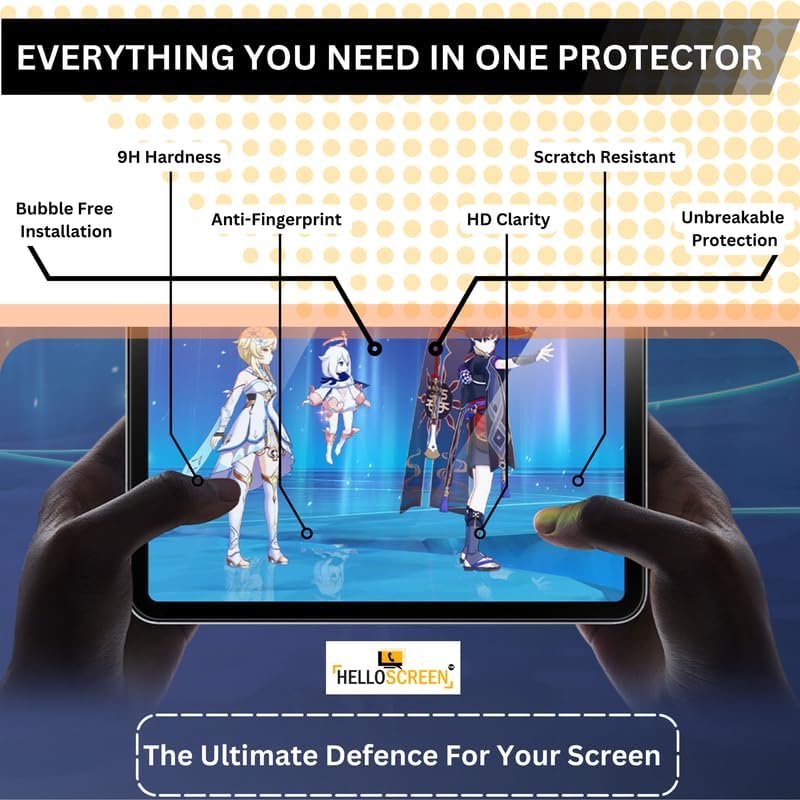 Image of Unbreakable Screen Protector Guard for Samsung Galaxy Tab S11 11 inch Tablet, |1 Pack| 9H Flexible PET Film, HD Clear, Anti-Scratch, Bubble-Free (Not a Tempered Glass)