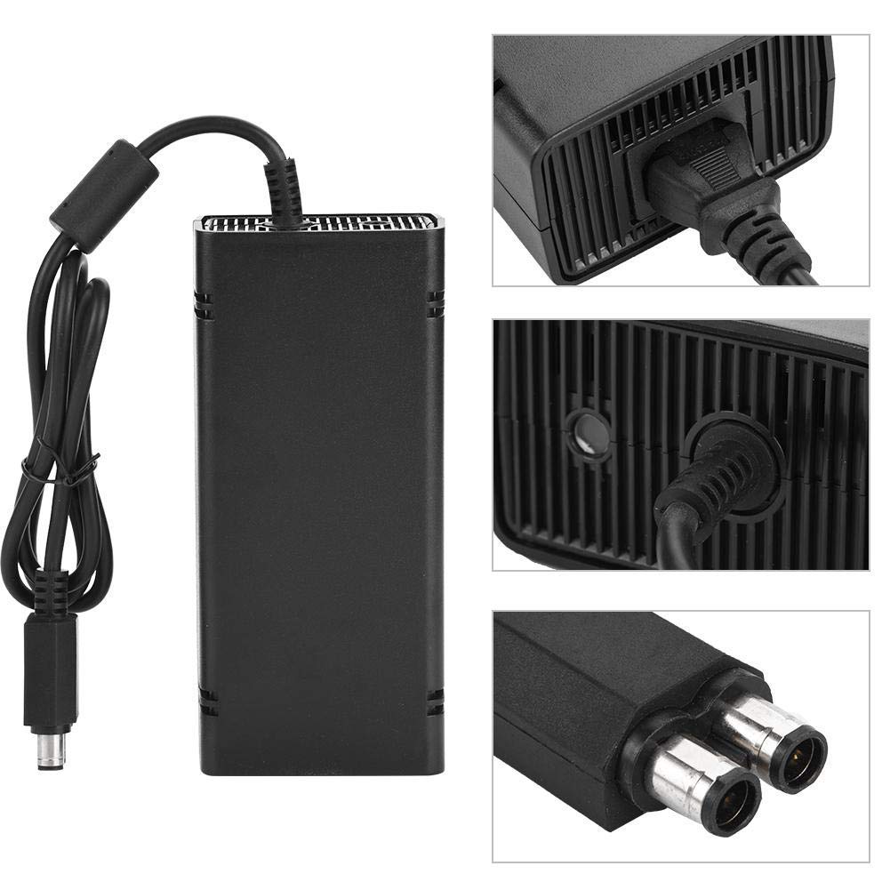VBESTLIFE Universal Power Supply Brick Charger, Cable de alimentación para 360 Slim (EU)