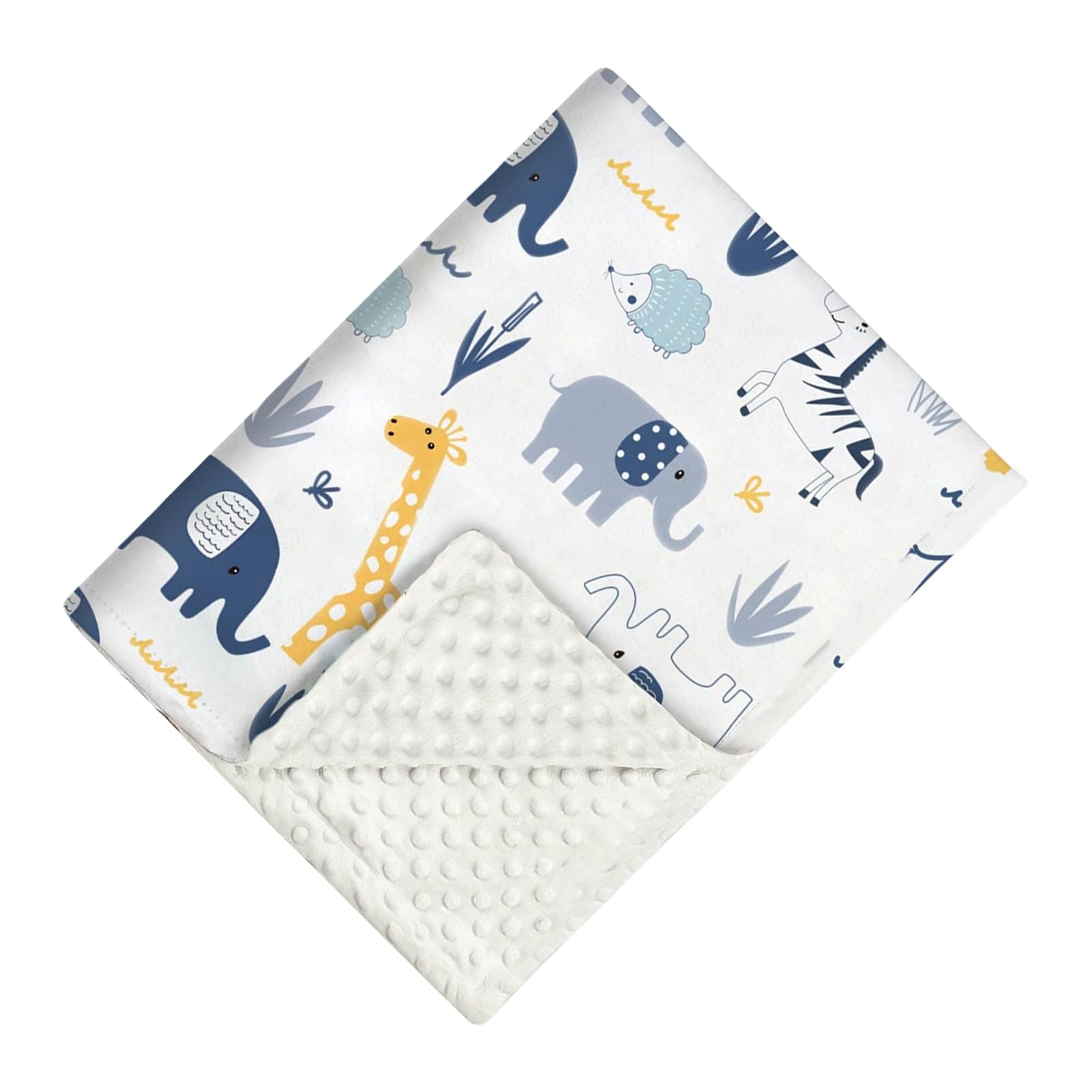 Amesor Baby Boy Blanket,Soft Cozy Warm Baby Blankets - Nursery Supplies for Swaddling Travel Sofa Picnic Bassinet Bed Car Seat Outdoor Camping Shower Christening