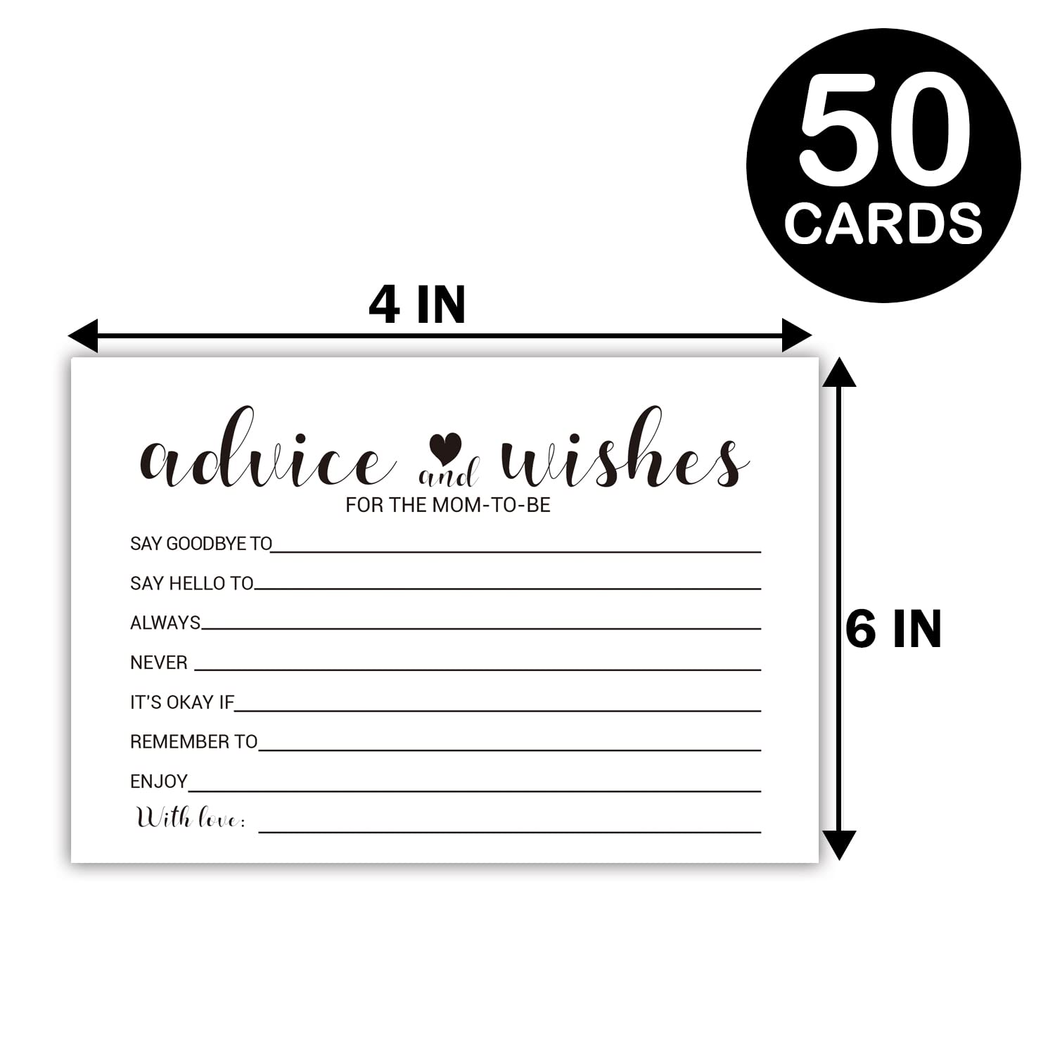 amazon-com-krucvojo-50-advice-and-wishes-cards-for-the-parents-to-be-new-parent-advice-cards-for-baby-shower-game-activities-ideas-fun-baby-shower-game-simple-new-mom-and-dad-large-keepsake-4-x for Advice For New Parents Cards Free Printable Amazon.com: KRUCVOJO 50 Advice and Wishes Cards for The Parents-to-Be -New Parent Advice Cards For Baby Shower Game Activities Ideas, Fun Baby Shower Game Simple New Mom and Dad Large Keepsake,4 x for Advice For New Parents Cards Free Printable