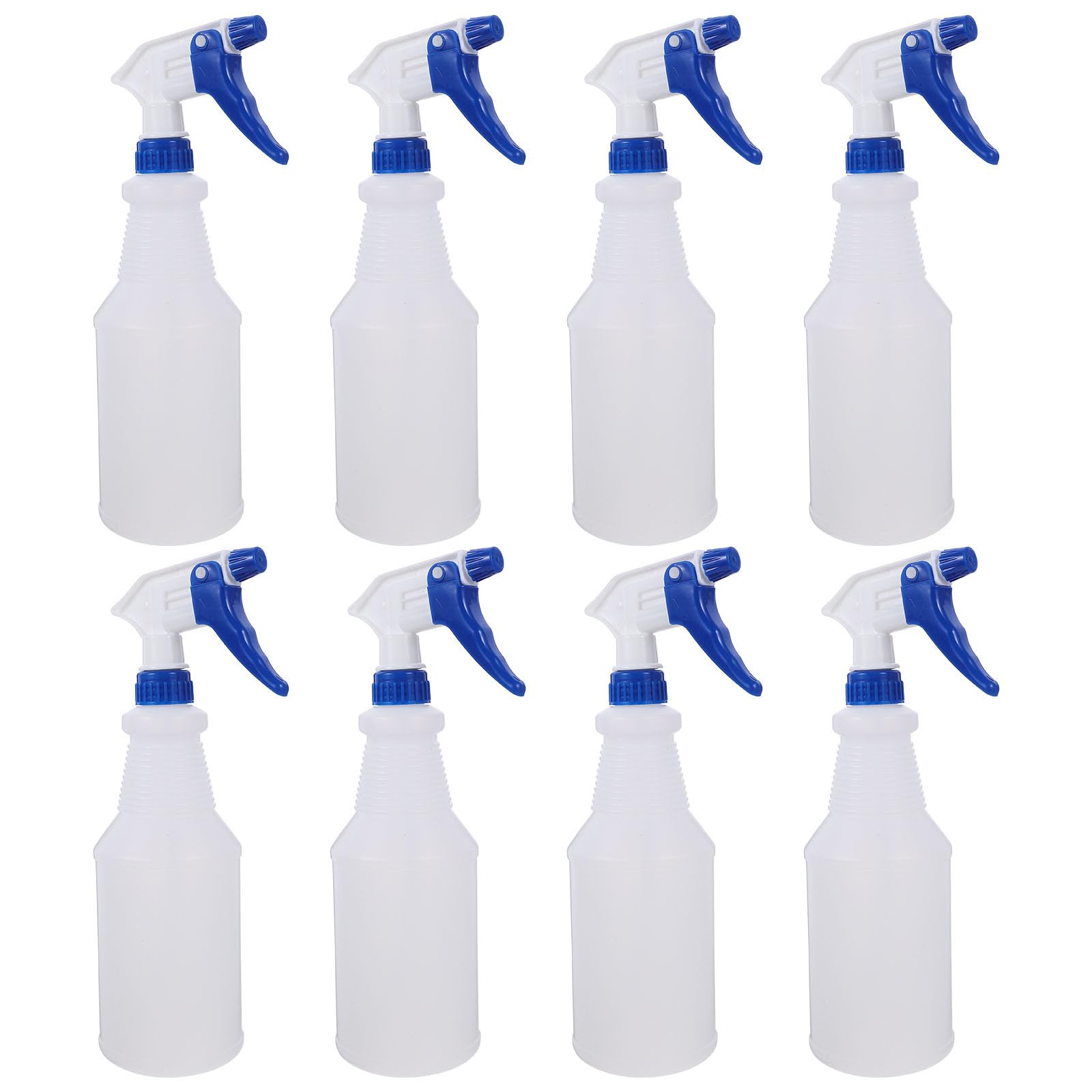 SOLUSTRE Botellas Pulverizadoras Recargables de Plástico PE para Riego de Plantas y Peluquería Color Aleatorio Juego de 8 de 750ml Diseño a Prueba de Fugas, Fáciles de Usar
