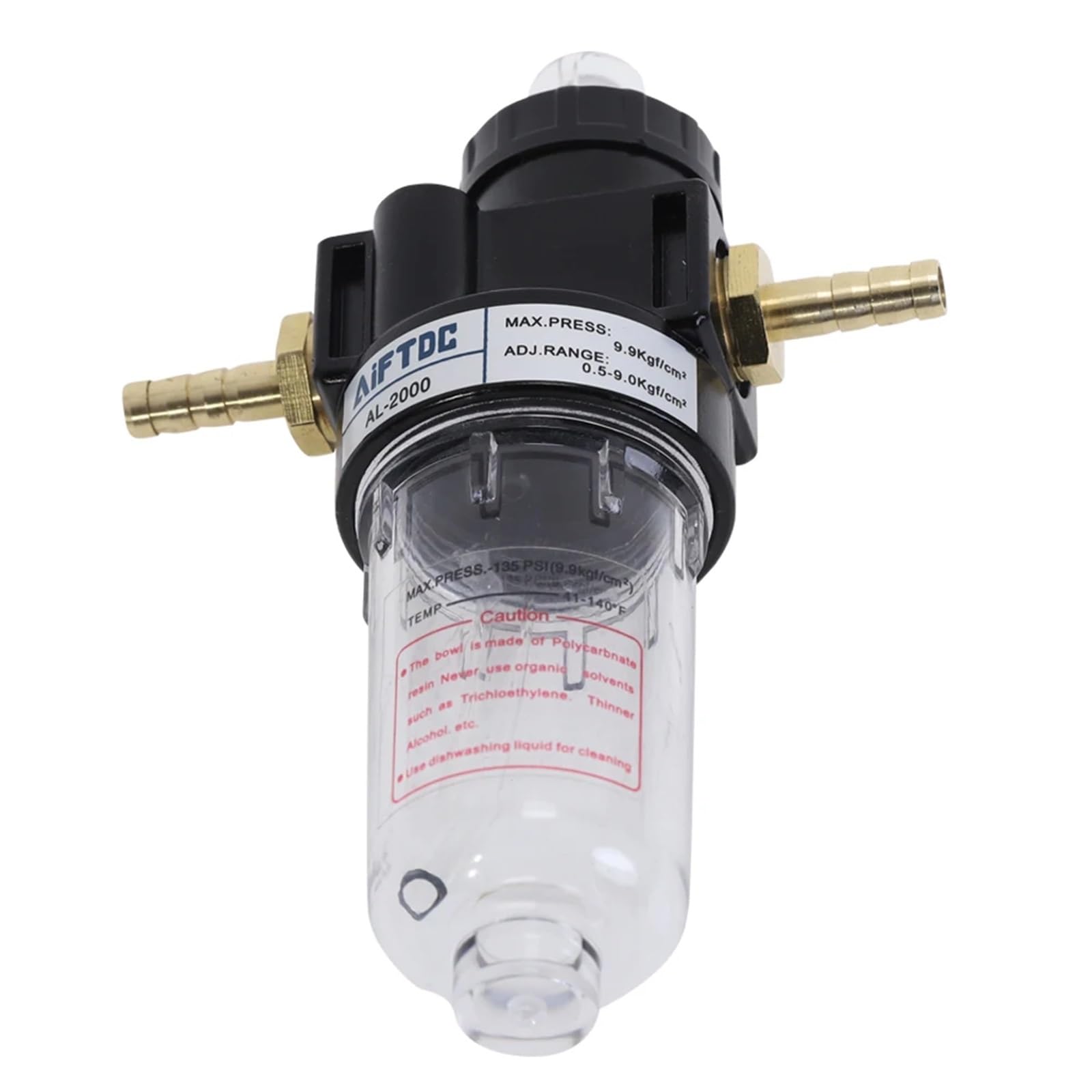 Lubricador neumático de tratamiento de aire serie AL2000 + combinación opcional de junta de PC DIY(Y12MM)
