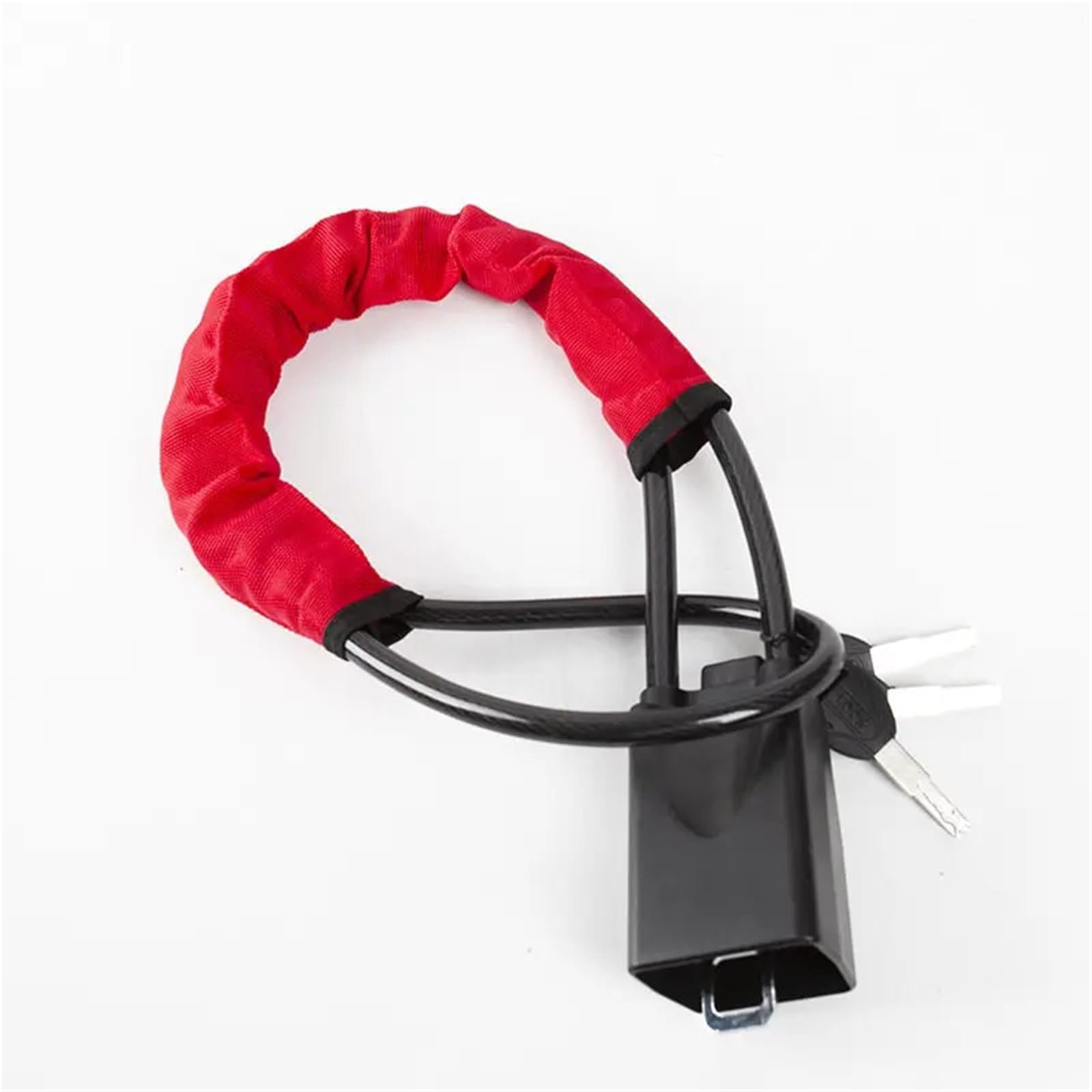 Cvndts 1 Steering Wheel Lock Car Steering Wheel Lock Anti-Saw Anti-Theft Portable Seat Belt Lock(1)