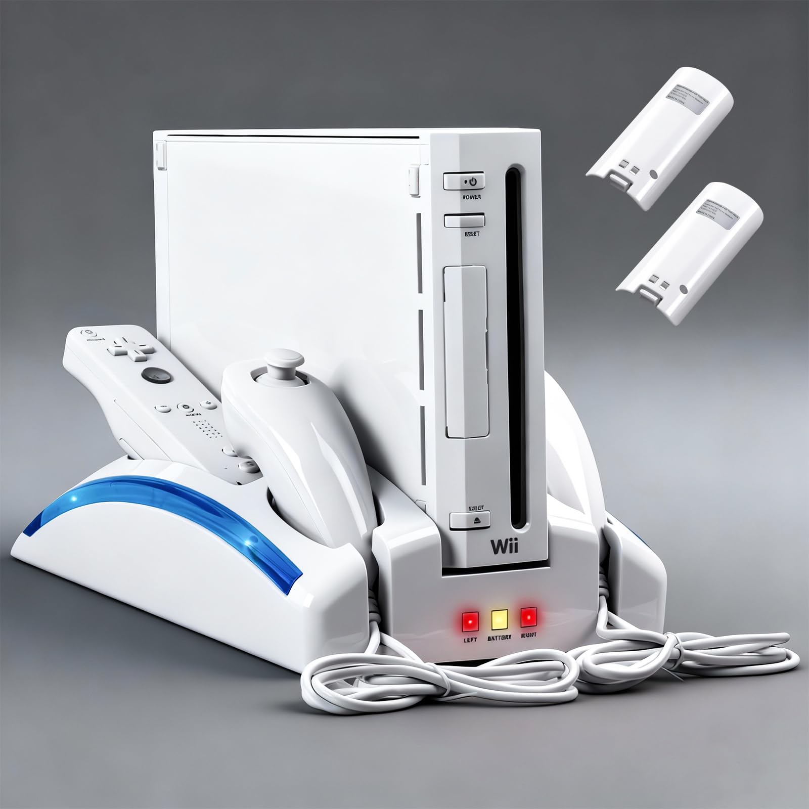 Wii セット Amazon.com: Wii Console (White) , Two Wii Remote Plus , with Wii