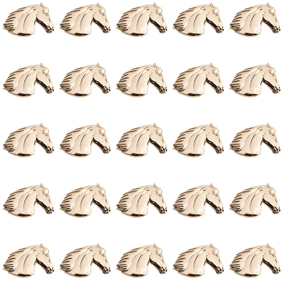 Anderson's 3D Molded Gold Mustang/Horse Head School Mascot Lapel Pin Pack, Set of 25, School Spirit, Awards