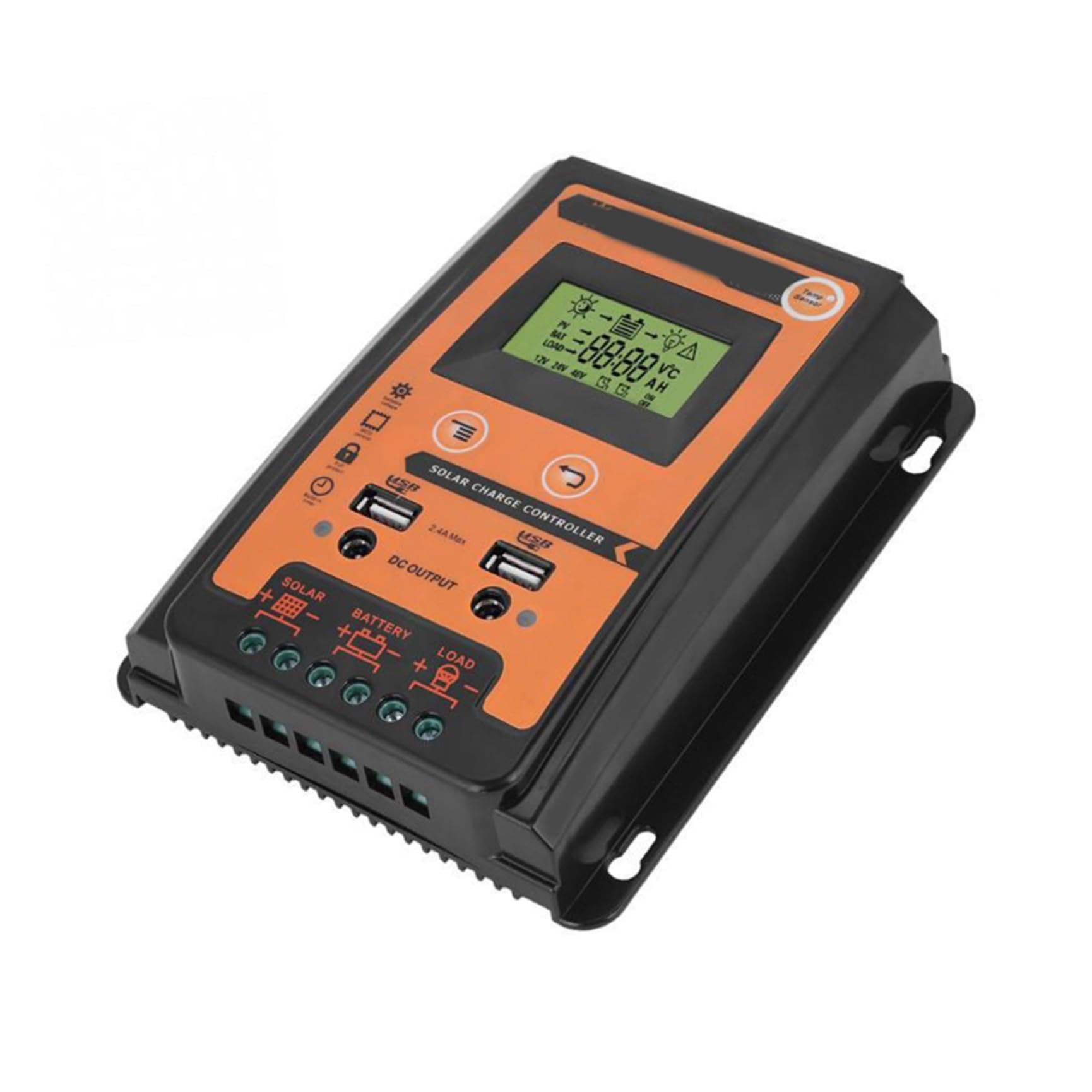 Solarregler Laderegler 30a 12v 24v mit Timer und USB