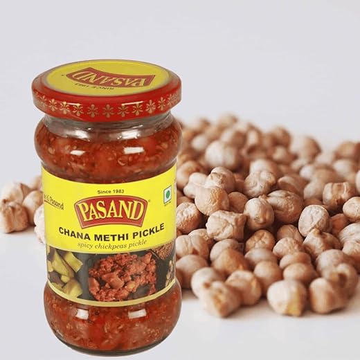 Pasand Chana Methi Pickle - Spicy 280g Jar