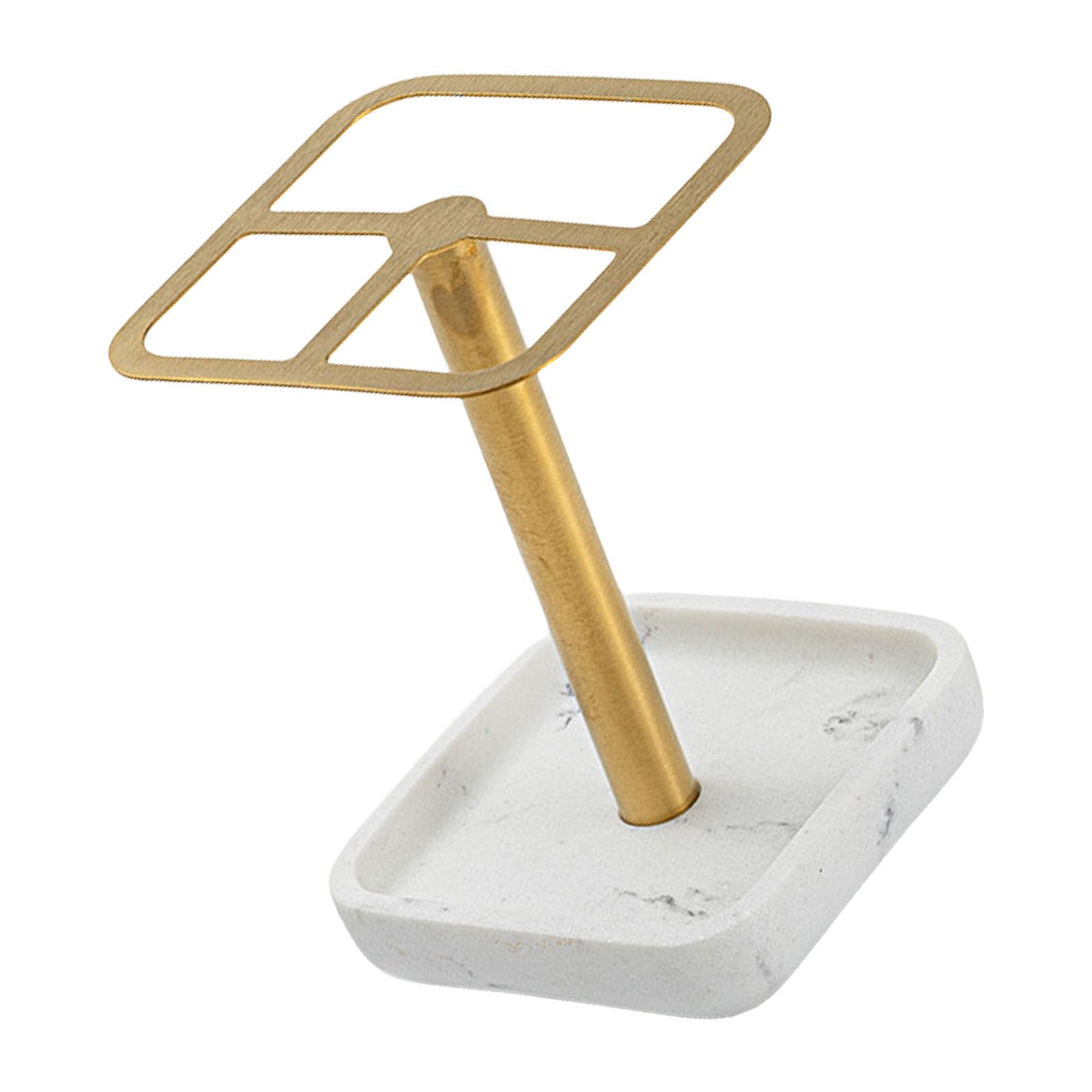 carotoe Toothpaste and Toothbrush Holder Shelf for Bathroom Countertops Steel Stand for Shavers Enough Storage Tray Bathroom Organizers