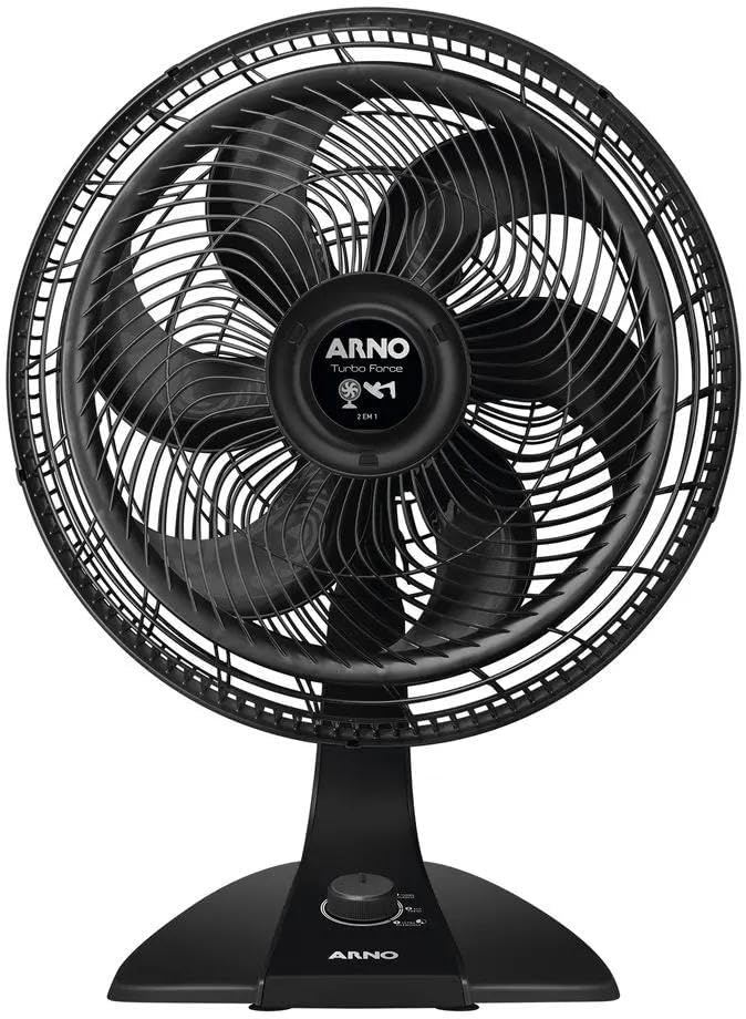 Review Ventilador Arno Turbo Force 2 em 1: conforto e potência que você precisa 1 Ventilador 2 em 1, Mesa ou Parede, Arno, Turbo Force, 40cm, VF42, 220V