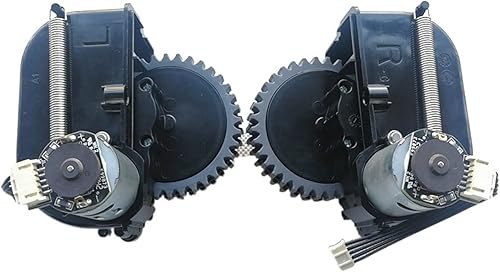 Miniatura 2 de 1 motor de motor de rueda izquierda derecha, compatible con Chuwi V50 V55 V5s Pro Bot Partes de aspirador de rueda de repuesto (color R y L)