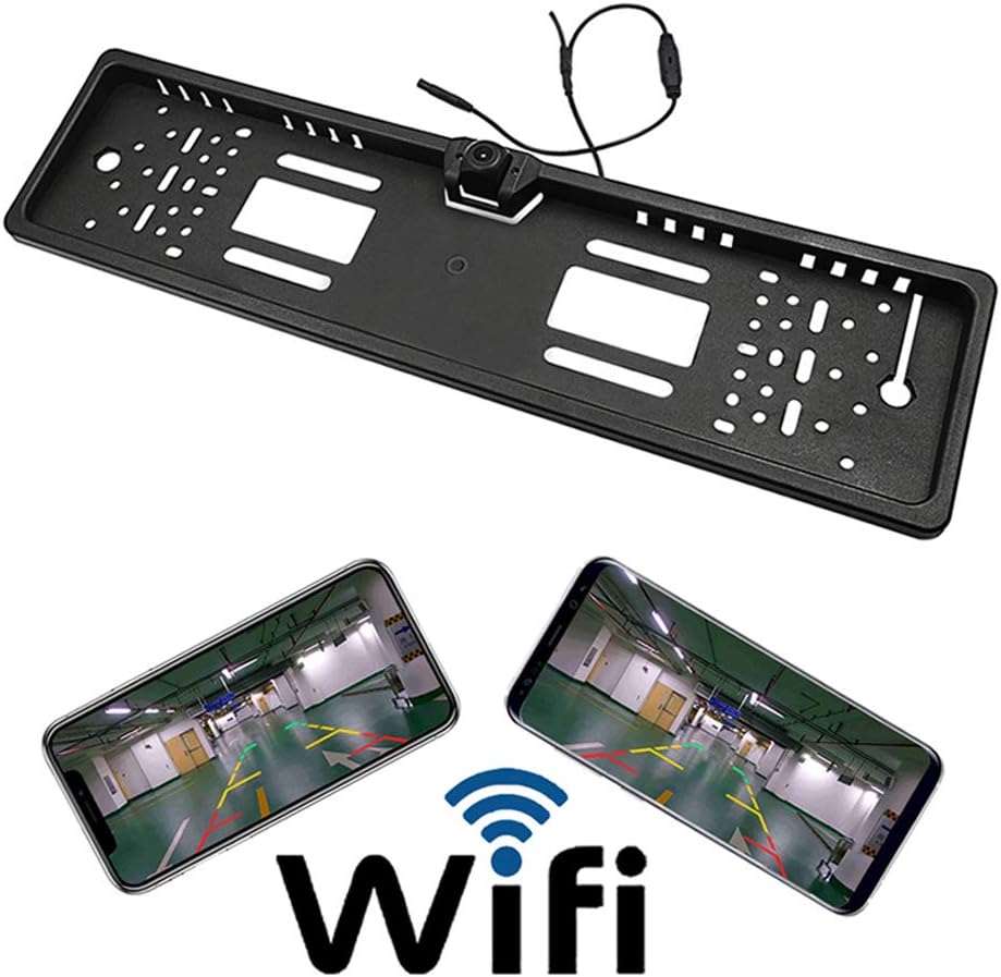 Wifi Wireless License Plate Frame Camera Car Hidden Backup Reversing Rear View Camera For Android Iphone Ipad