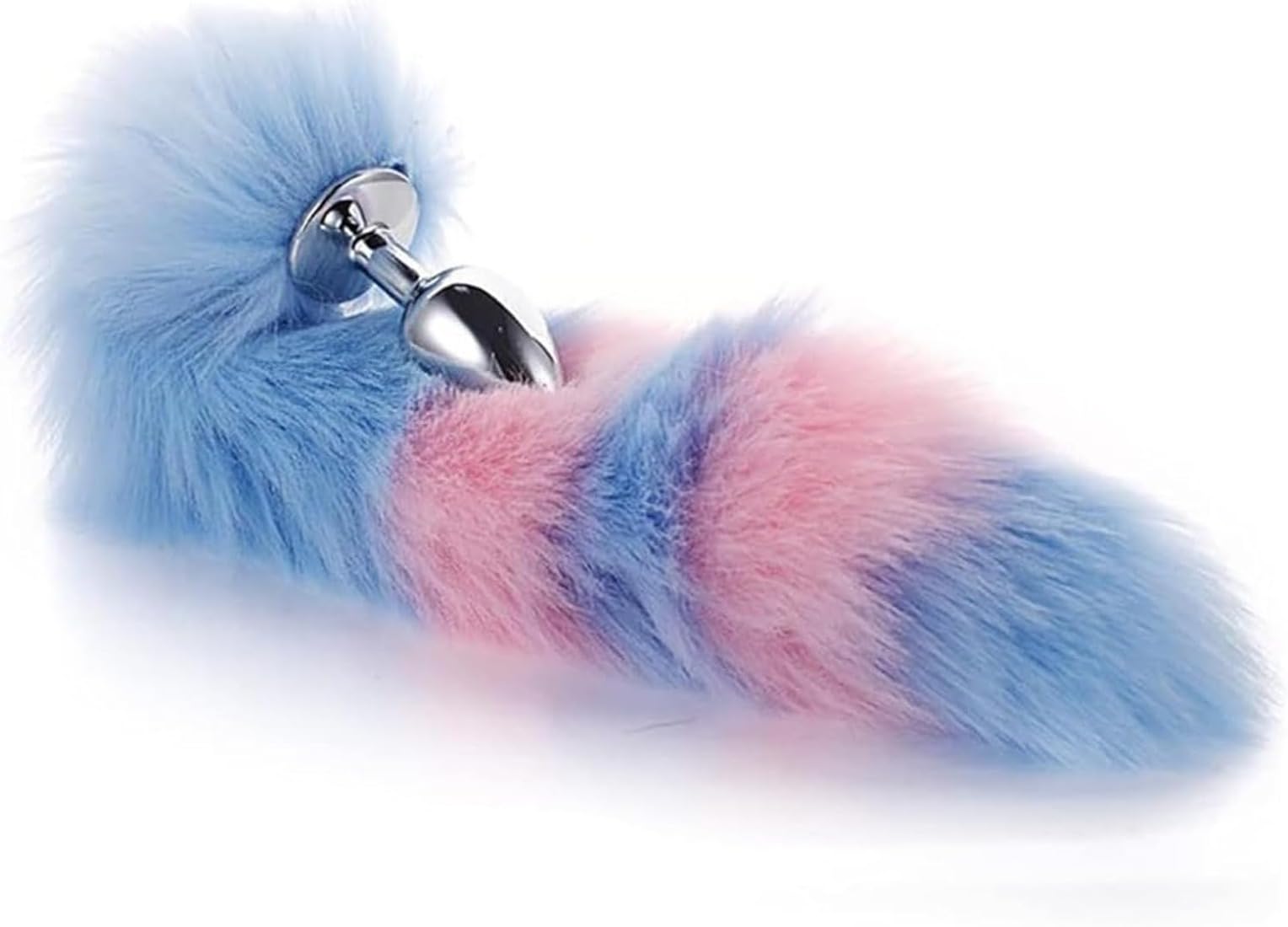 𝙎𝙚̣𝙭 𝙏σ𝙮𝙨 Un Set di Accessori per Coda di Volpe con Fascia per Orecchie di Gatto Godetevi La Coppia Giocosa E Affascinante! Cosplay Set di Quattro Pezzi Blu Un Regalo per Uomini E Donne