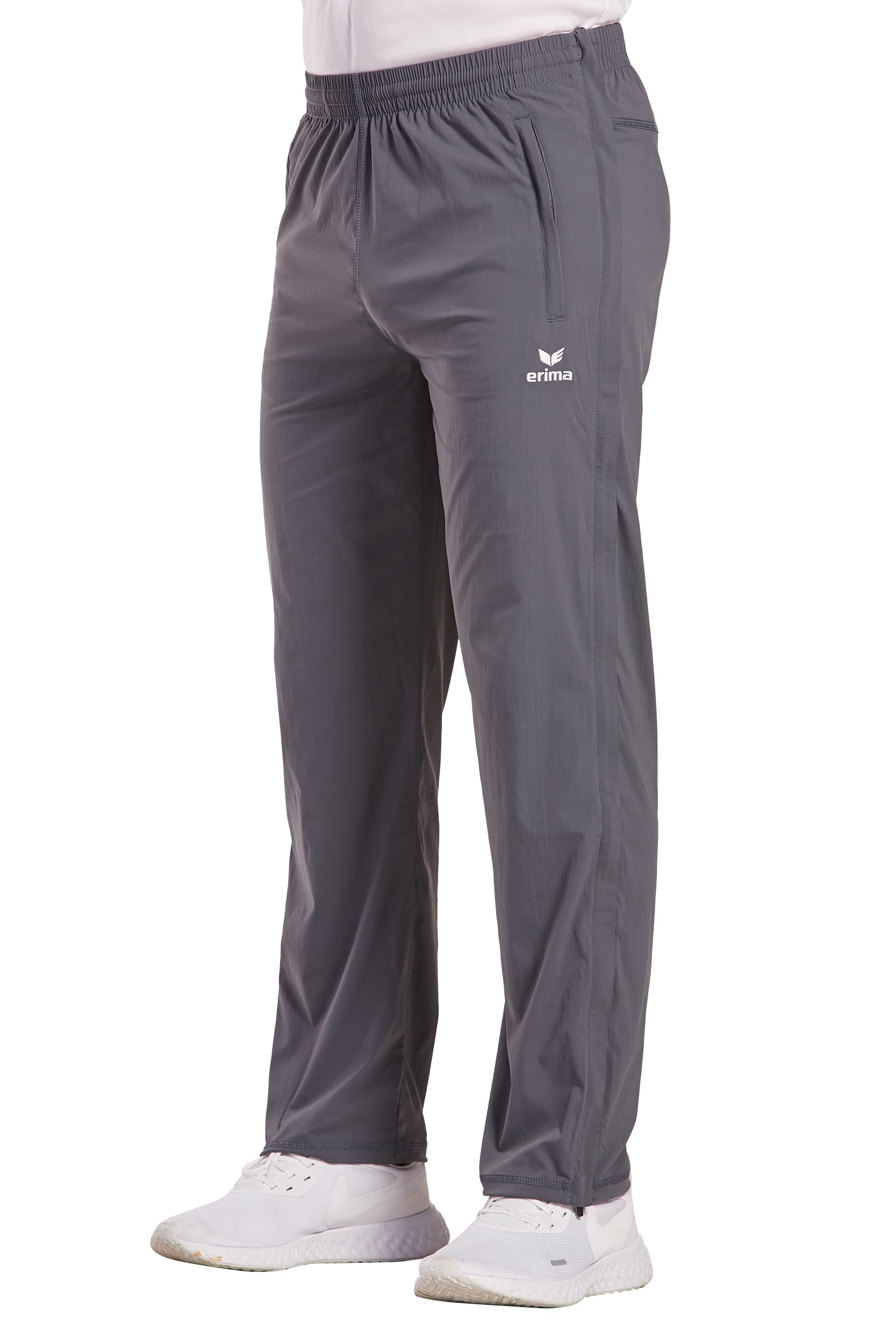 Erima Men's Trousers with Full Zipper, Slate Grey, XXL