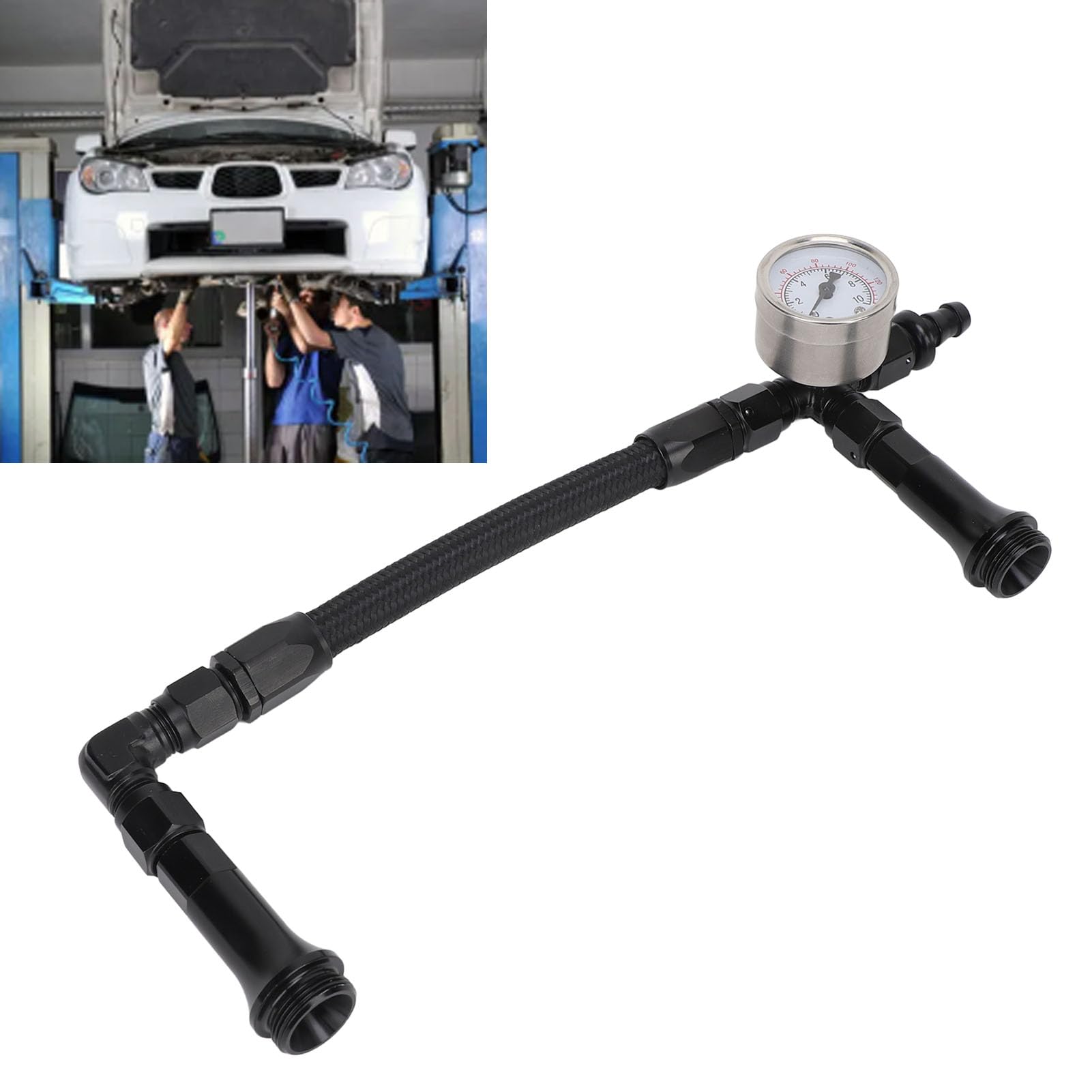 Reemplazo de la Línea de de Kit de Reparación de la Manguera de Dual Ingesta 4150 Cancurero con Fibra de Nylon para Quick Fuel AED (AN6)