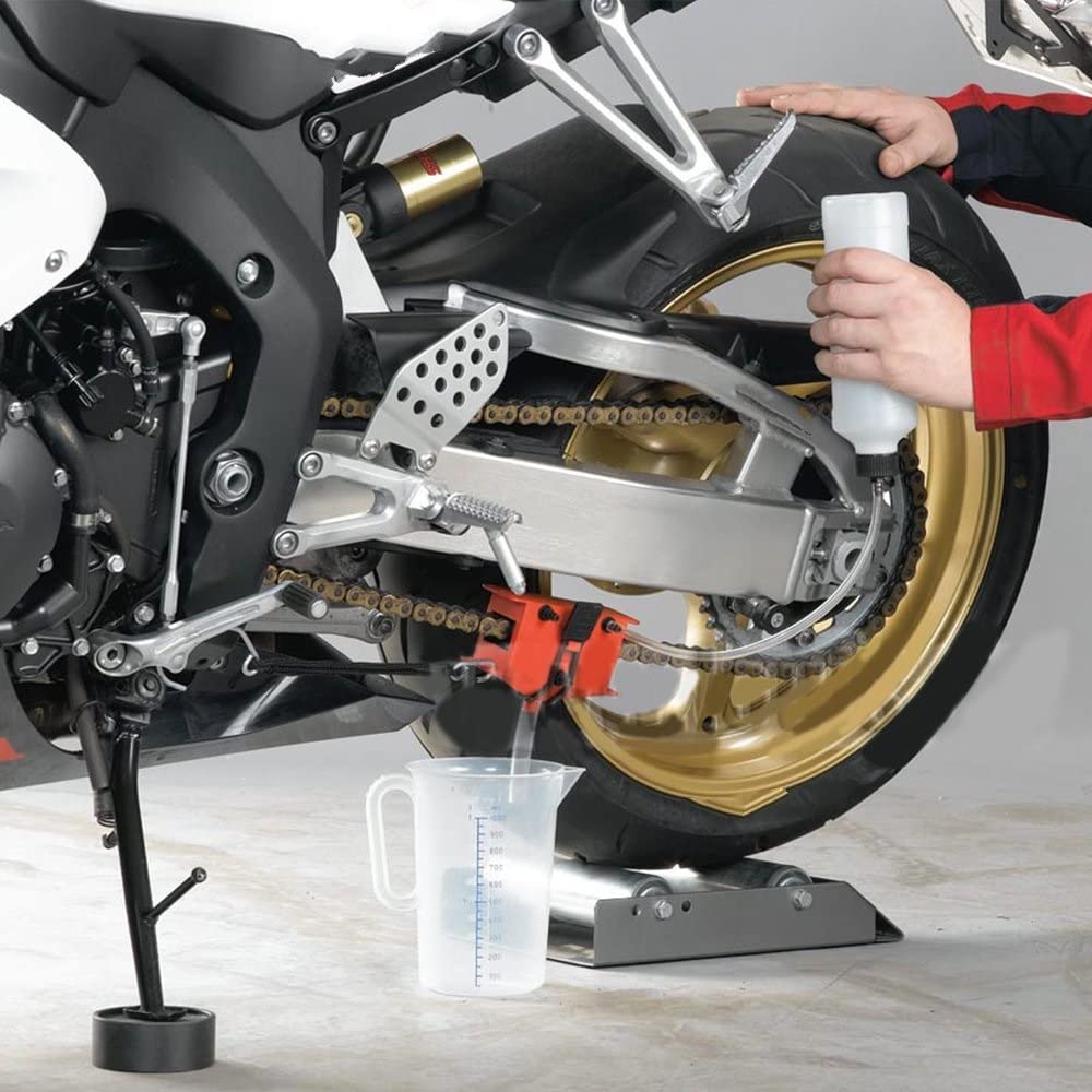 Motorrad-Refit Für CRF1000L Für African Twin VTR1000 RVT1000 XL1000 Für Varadero ABS Motorrad Kettenreinigung Schmiergerät Schmierkit JHFUIOW (Farbe : 3)