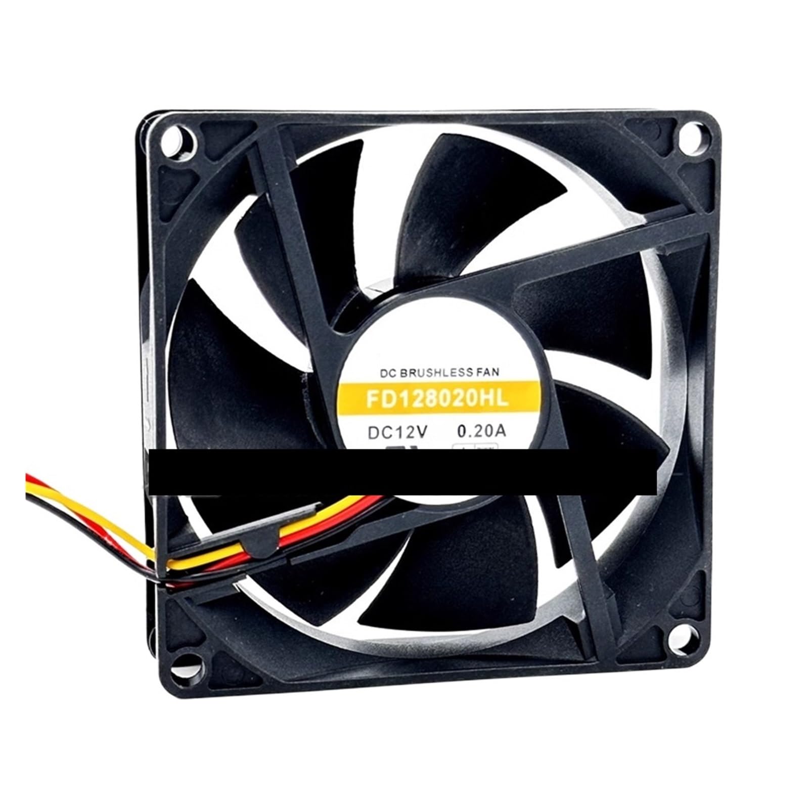 UWUKCJOKQ FD128020HL 12V 0.20A 8CM 8020 80 * 20mm 3-Wire 2-Wires Fan