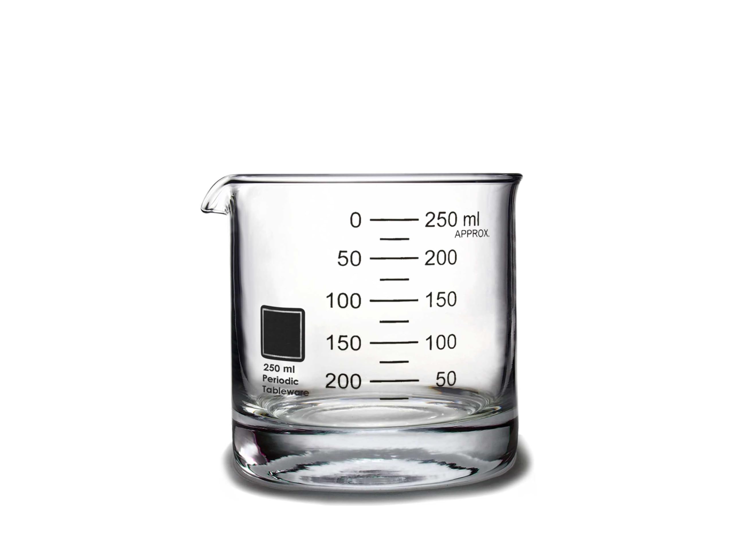 Periodic Tableware Laborbecher Rocks Gläser (Einzelglas)