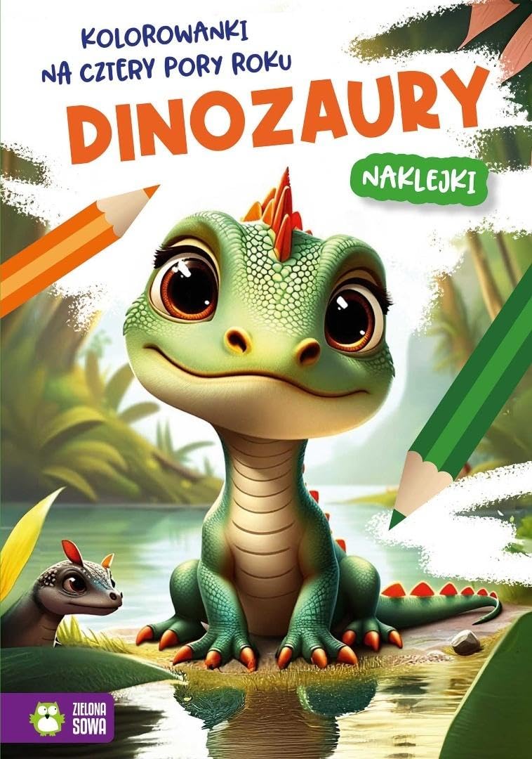 Kolorowanki na cztery pory roku Dinozaury