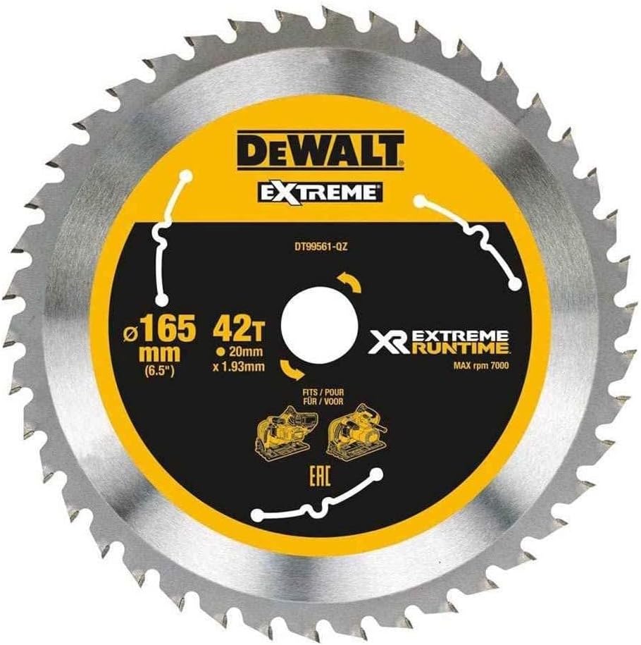 DT99565-QZ DT99565-QZ-Hojas para Sierra Circular Estacionaria XR Extreme RUNTIME 210mm x 30mm 24D, Black/Yellow