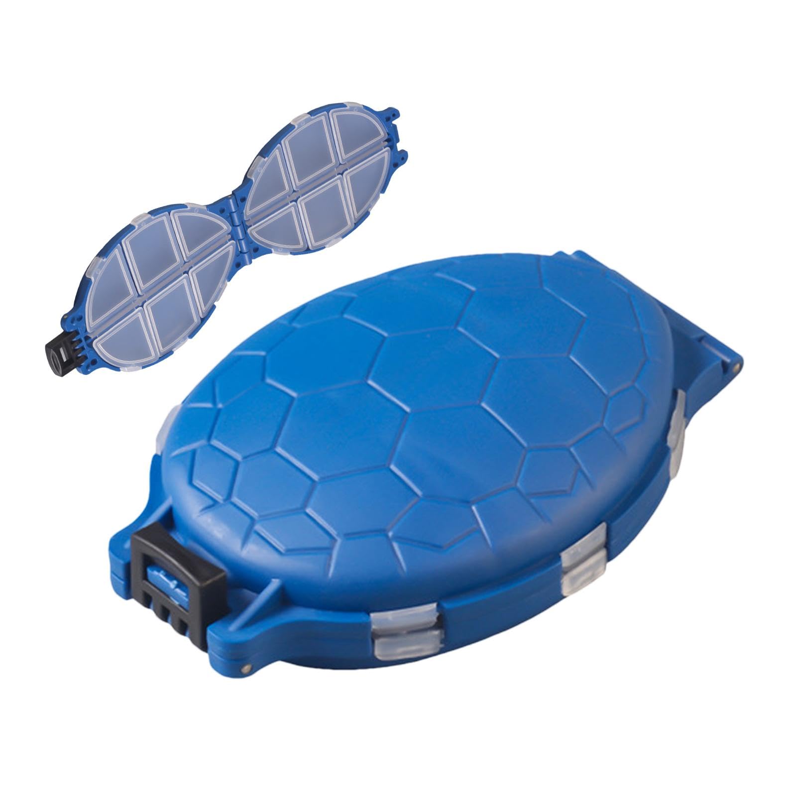 Fishing Bait Box- Portable Fishing Bait Lure Organizer | Tackle Fishing Lure Boxes, ABS Turtle Fishing Lure Hooks Storage, Fish Hook Storage Boxes For Outdoor, Turtle Shaped Case For Storing Swivels