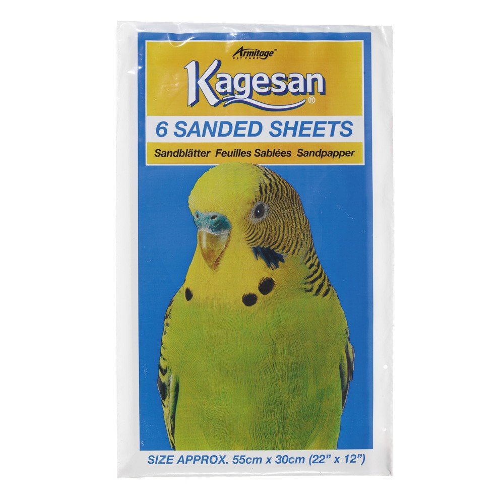 Kagesan Bulk Sanded Sheets White 22 X 12 (55 X 30cm), clear