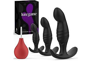 4PCS Silicone Anal Plug Butt Plug Set, Prostate Toys for Beginners