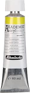 Schmincke - AKADEMIE® Acryl color, Amarillo limón en tubo de 60 ml…