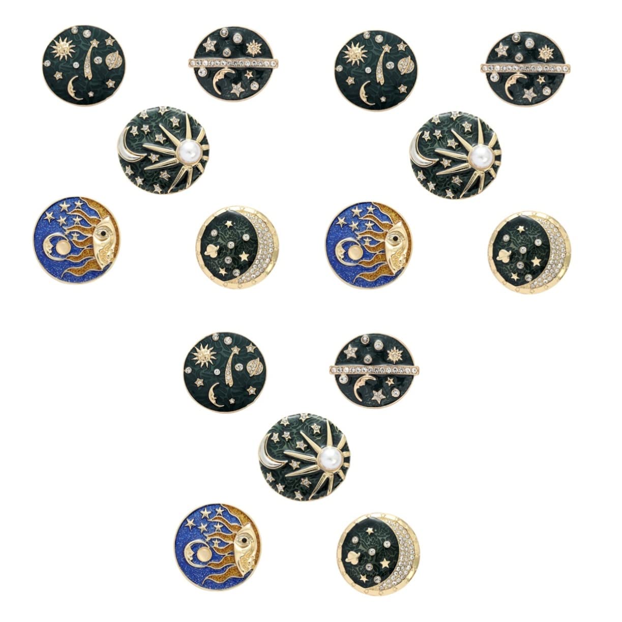 15stücke Teiliges Broschen Aus Stilvolle Anstecker Für Kleidung Taschen Und Accessoires Dekoration Für Partys Hochzeiten Und Alltag