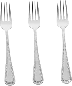 SANTUO Stainless Steel Teaspoon And Dessert Forks Set,Stainless Steel - View #10
