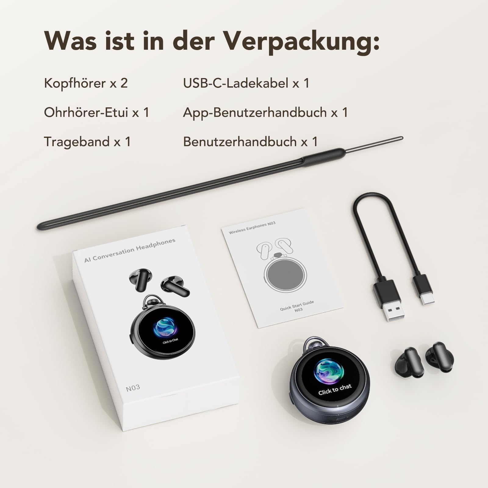 N03 KI Übersetzer Kopfhörer, 134 Sprachen Übersetzungskopfhörer mit 9 Modi - HiFi-Klang Bluetooth 6.0 Taschenuhr-Stil Kabellose Kopfhörer mit Touchscreen für Büro, Sport, Studium (Rosa)
