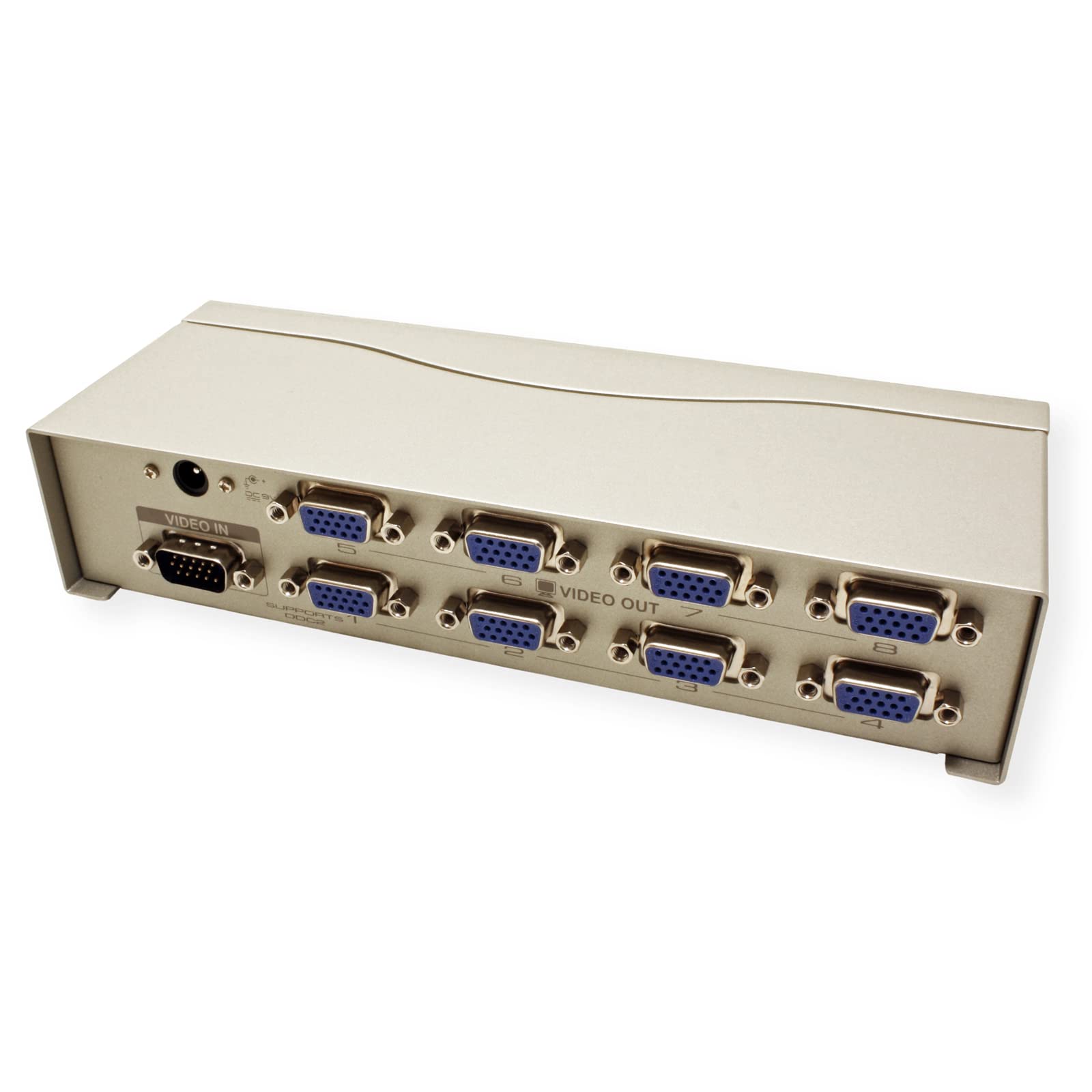 未使用 ATEN VGA8分配器 VS98A VGA 8分配器 - VS98A, ATEN ビデオ分配器/ビデオ延長分配器