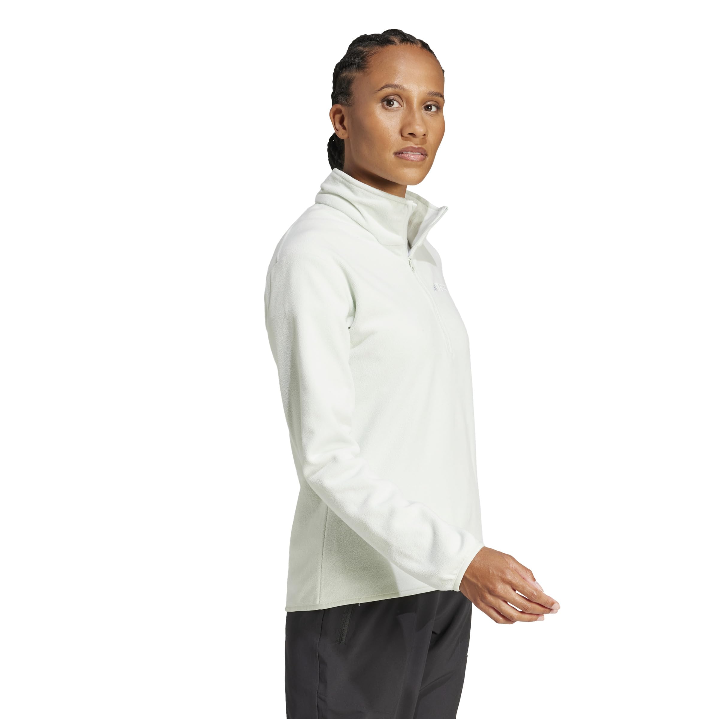 adidas Women's Sudadera de Felpa con Cremallera hasta el Pecho Multi Essentials