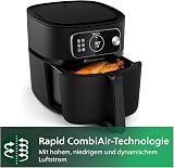 Philips Airfryer Combi Série 7000 - Air Fryer 8.3L, 22-en-1, connecté, Technologie RapidAir, jusqu'à 90% de matières grasses en moins, Application HomeID, coloris Noir (HD9876/90) - 4