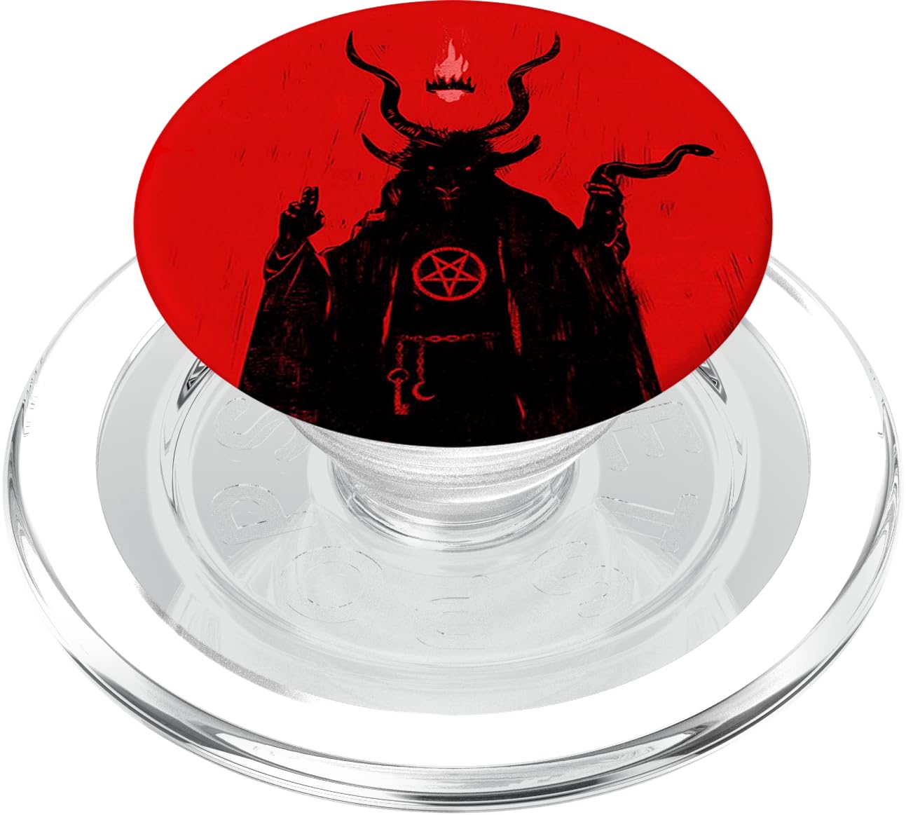 Goat AntiChrist Satanism Devil Seal Goth Emo Gift Mystic PopSockets PopGrip: Swappable Grip for Phones & Tablets PopSockets MagSafe PopGrip for iPhone