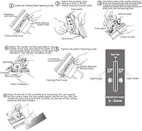 Vista 3 de Dispositivo de biselado de azulejos de cerámica multifuncional, herramienta de guía de máquina de corte de piedra de escritorio de grado de aleación