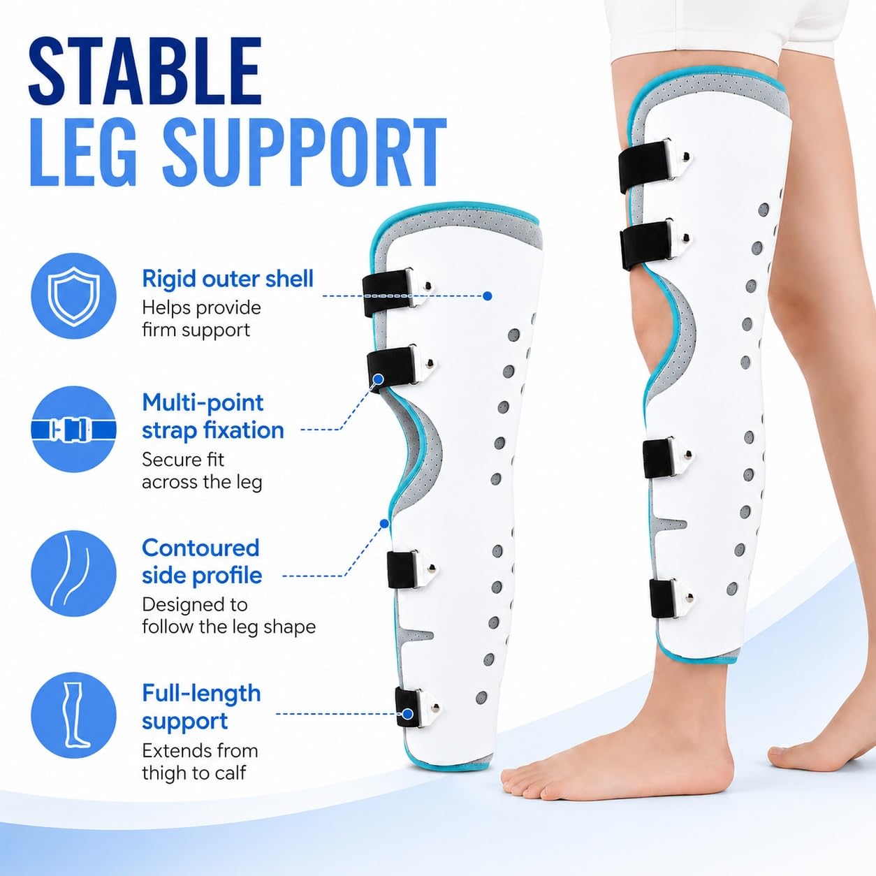 Soporte de rodilla para hombres y mujeres, rodillera transpirable con estabilizador de rótula abierto y correas ajustables para alivio del dolor articular por artritis, rotura de menisco y uso de