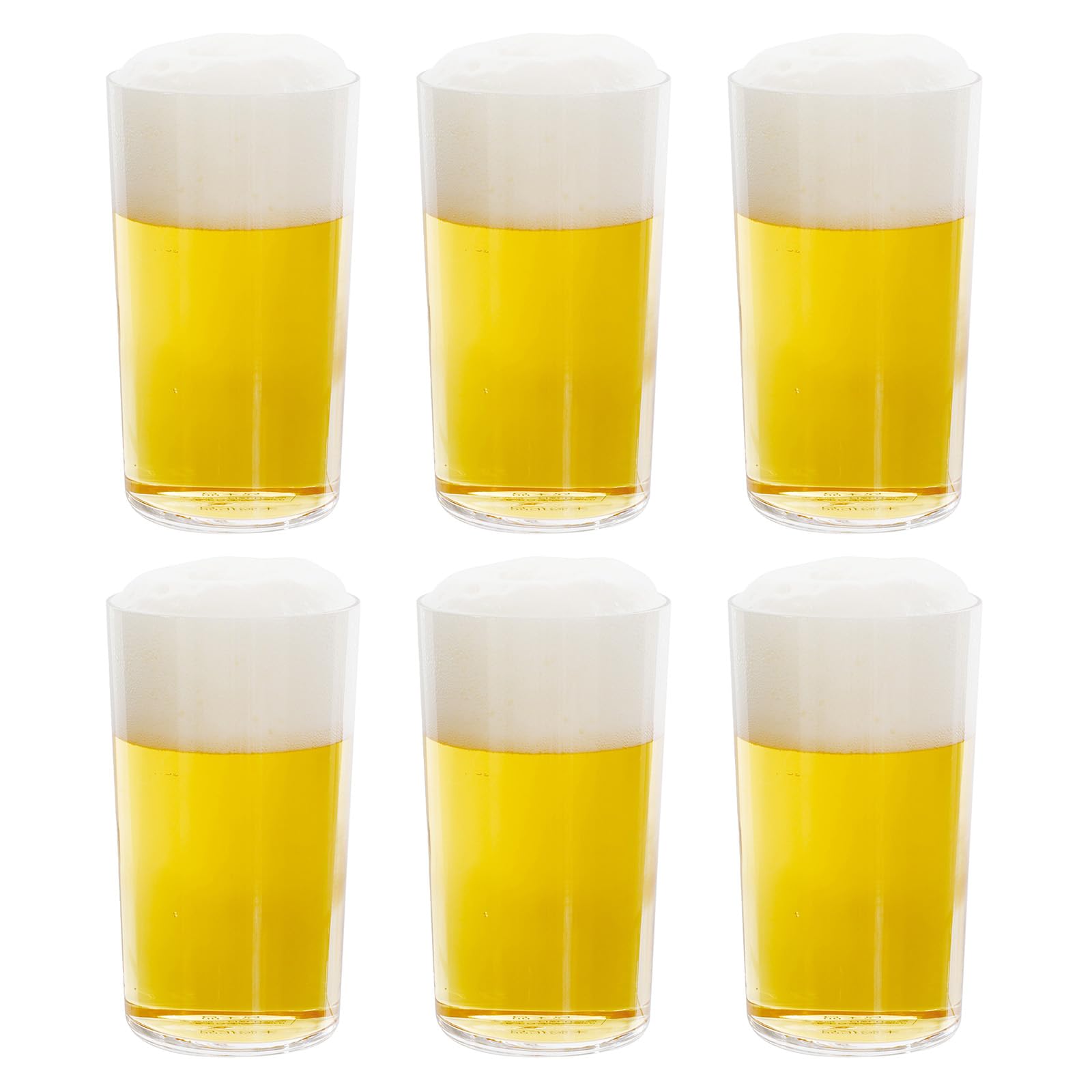 Toyo Sasaki B-21106CS Thin Ice Glass Tumbler, Clear, 6.3 fl oz (185 ml), Made in Japan, Dishwasher Safe, 6 Pieces : Home & Kitchen