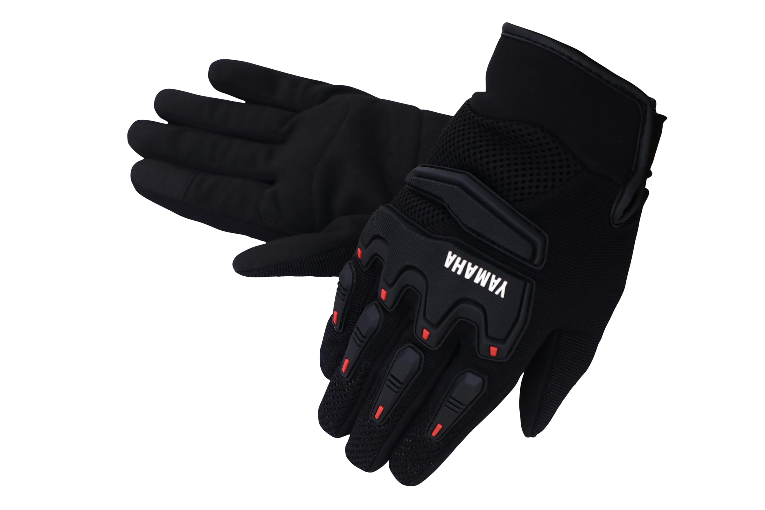 YAMAHA Mesh Bike Riding Gloves | Touch Screen Compatible (XL Size, Black) Y6AMESHGXL23-picture-13