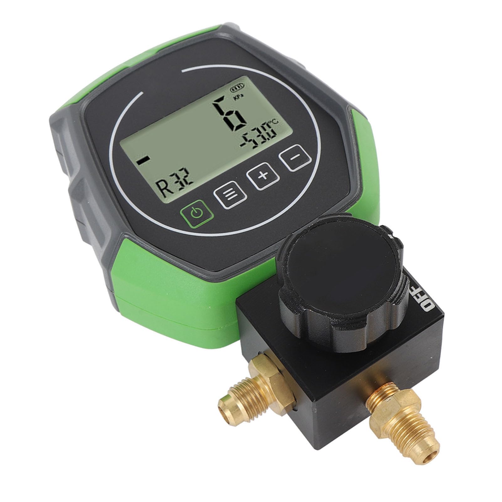 Medidor Digital HVAC 0-6000KPa Diseño de Válvula Probador de Medidor de Vacío HVAC de Alta Precisión para Mantenimiento e Instalación para Equipos que Cumplen con las Normas y Temperatura