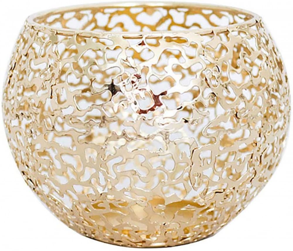 ZXBAODAN Oval Metal Candle Holders, Geometric Candlesticks, Modern Iron Candlesticks, Simple Style Candle Holders