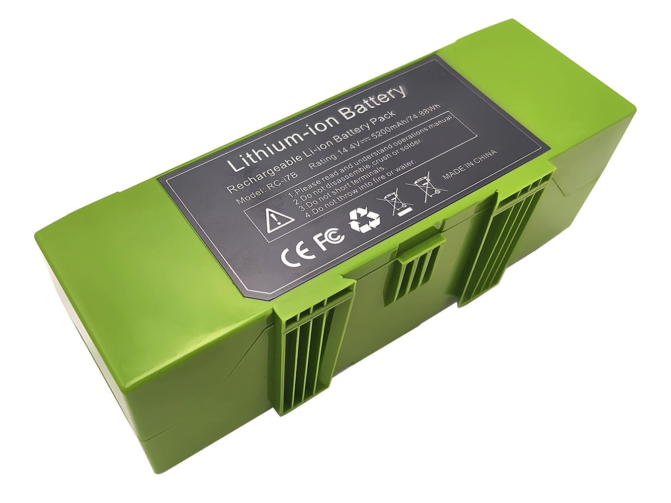 Bateria do iRobot i7 i7+ i8 E5 E6 i3 i3+ i4 i4+ Robot Roomba e Serie e5 5150 e55150 i3 Plus 3150 3158 i7 i7 Plus 7150 7156 7158 i8 i8 8 + i8 + i550 14,4 V 5200 mAh