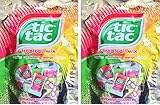 Tic Tac Tropical Mix Melon, Strawberry, Orange, Mango, Mini Packs Net Wt 3.3 Oz (2)