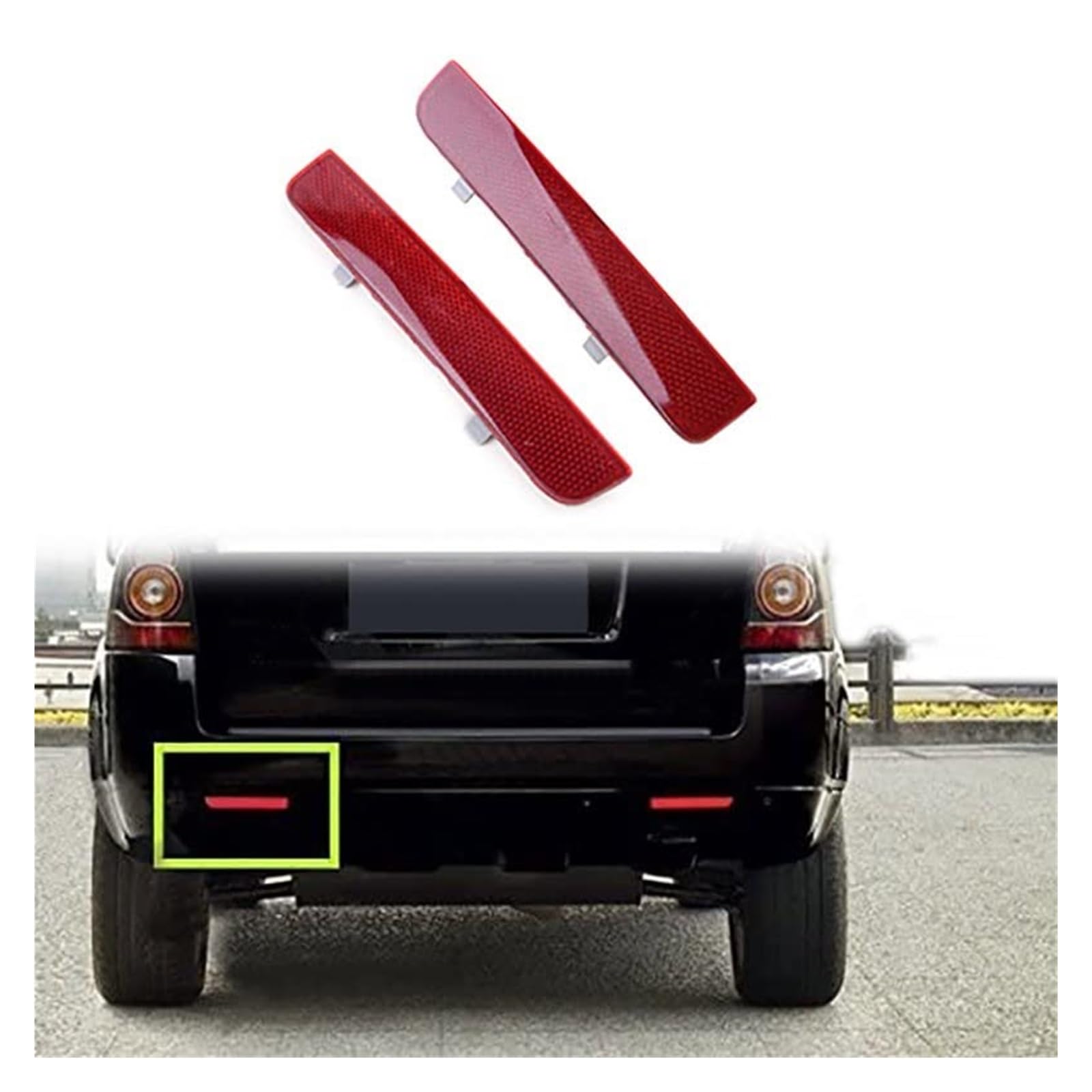 Luz Trasera 1 Par De Luces Traseras Para Range Para Rover L322 2003-2012, Freelander 2 / LR2 2008-2013, Reflector Parachoques LR006349 Y LR006348