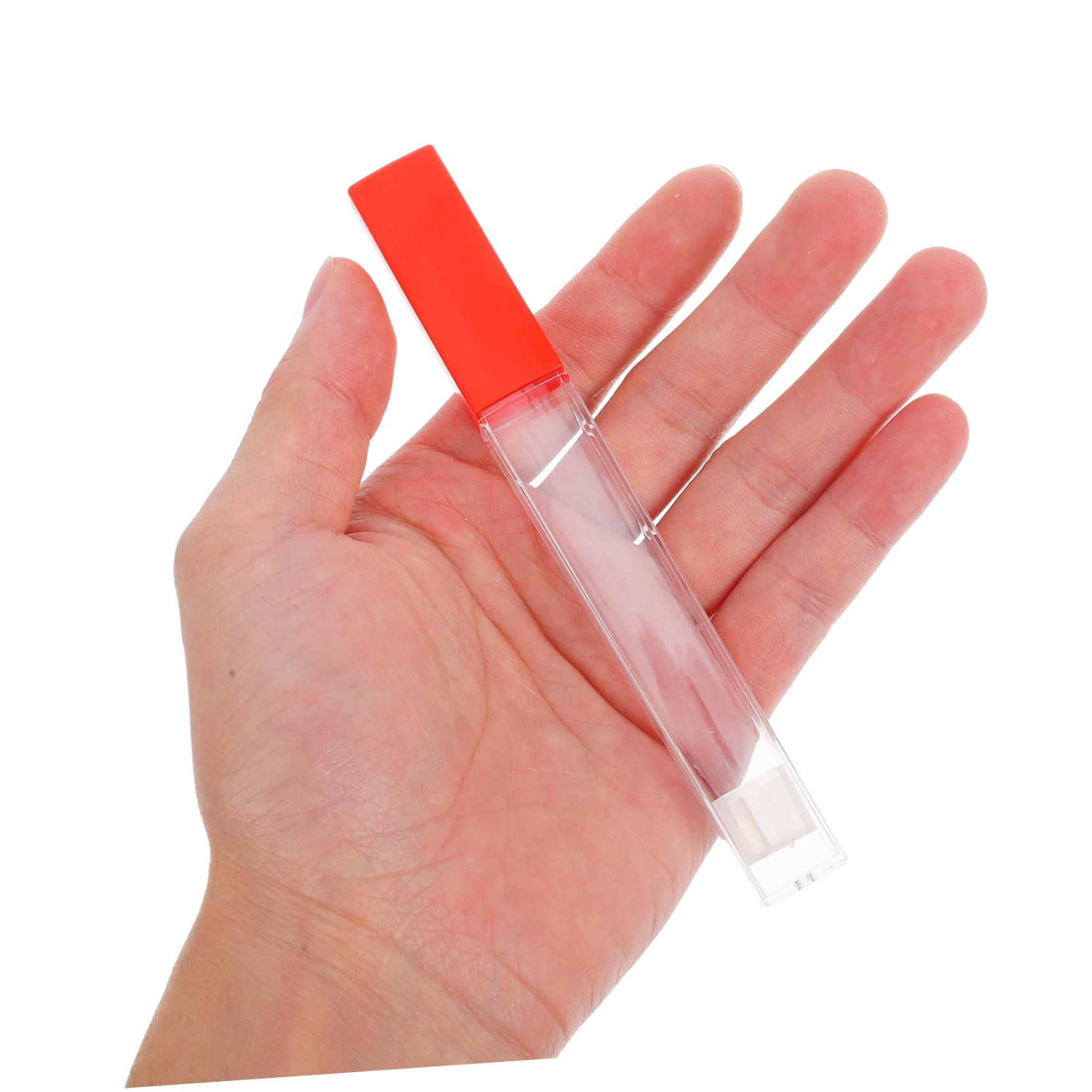 3piezas Estuche Multifuncional Para Termómetros y Agujas Soporte De Plástico Transparente Contenedor De Tubos