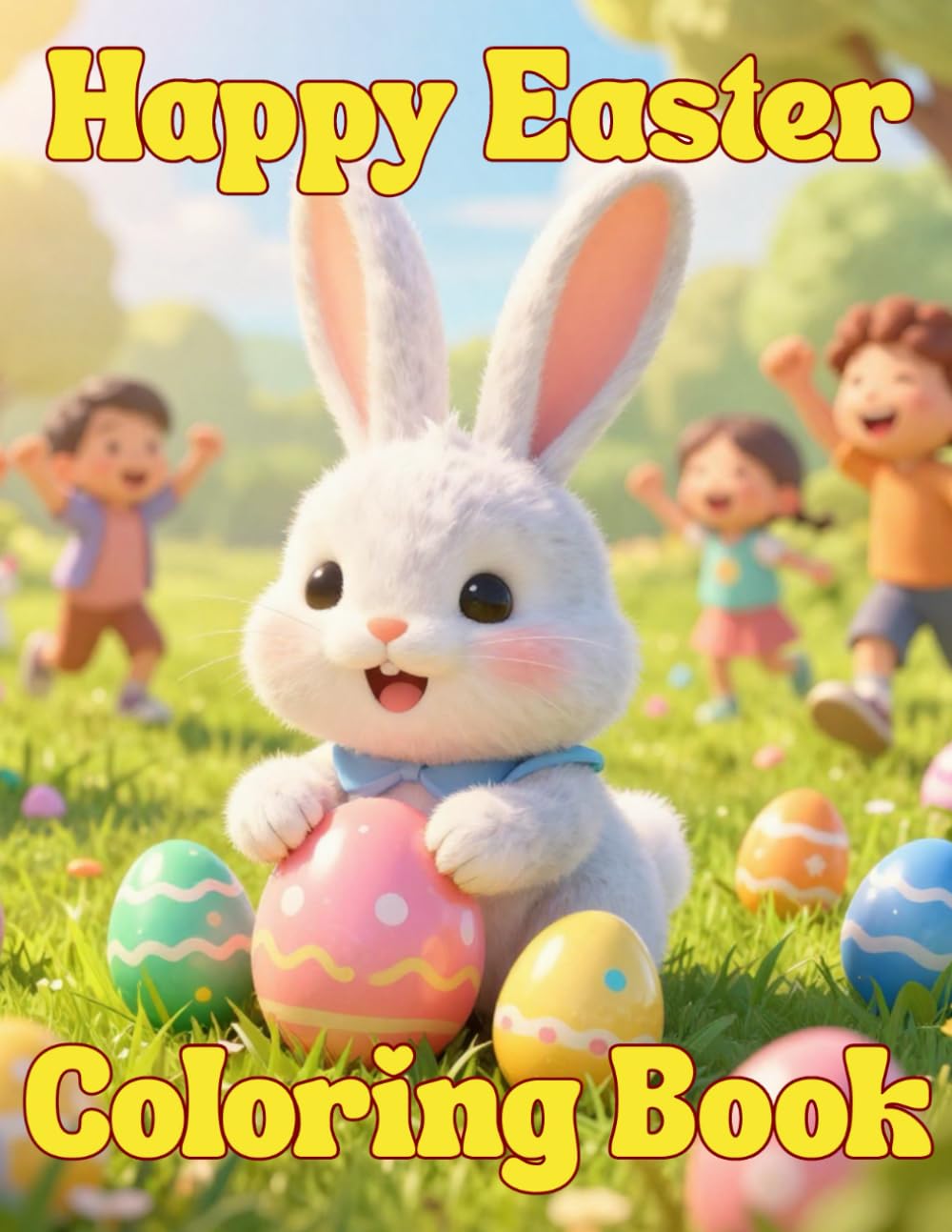 Easter Coloring Book for kids: Educational coloring book for children preschool Ages 1-5