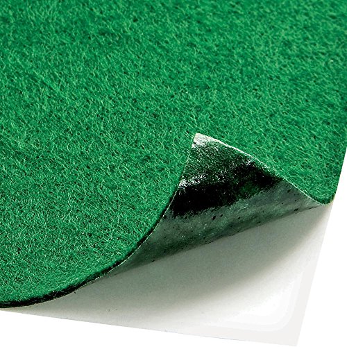 Green Pressure Sensitive Felt Sheet